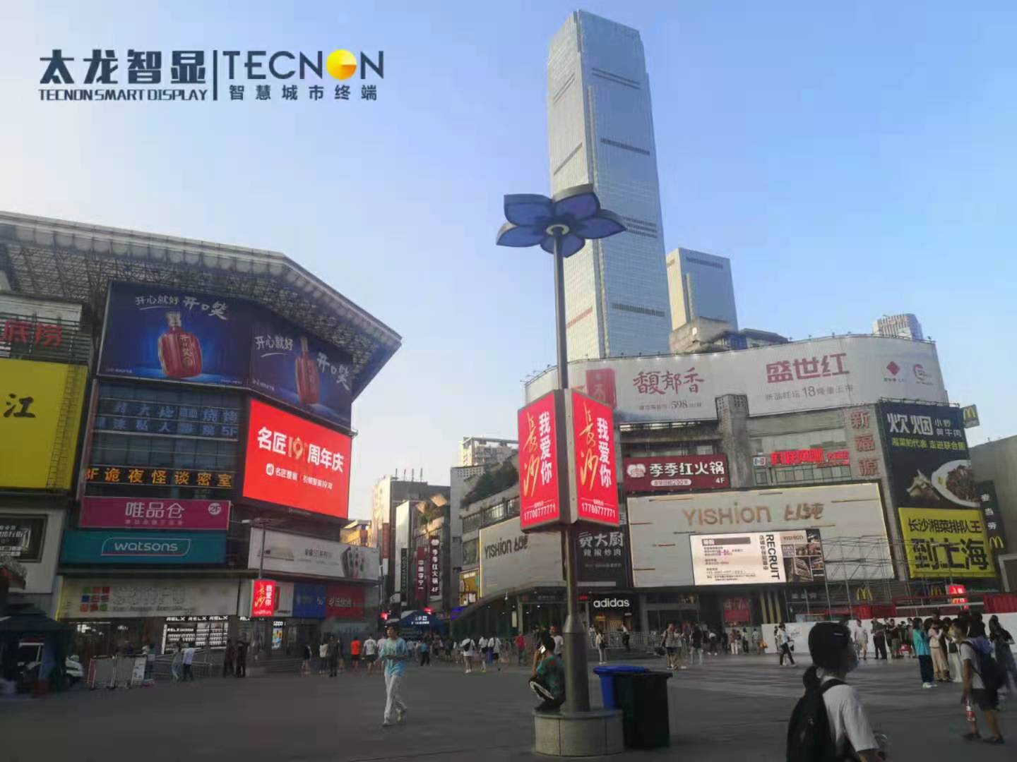 LED燈桿屏，智慧路燈，智慧燈桿